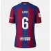 Barcelona Paez Gavi #6 Voetbalkleding Thuisshirt Dames 2023-24 Korte Mouwen